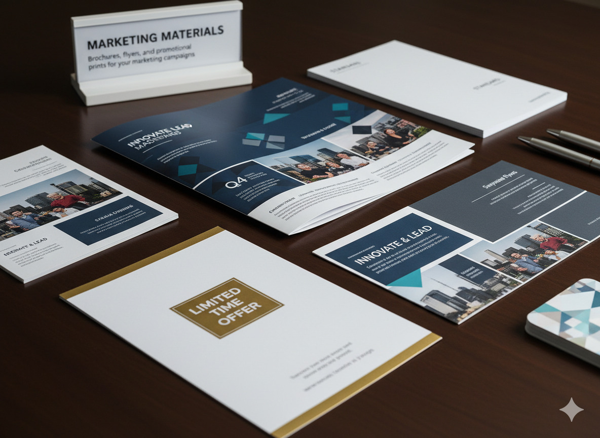 Marketing brochures and promotional materials